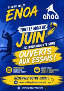 « En Juin, ouvre tes entrainements ! »