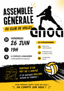 AG du club 26 Juin 2026