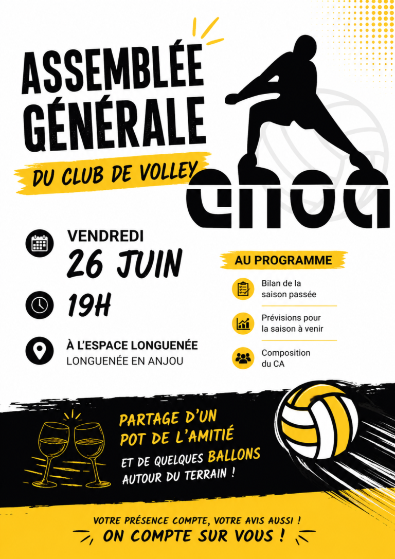 AG du club 26 Juin 2026